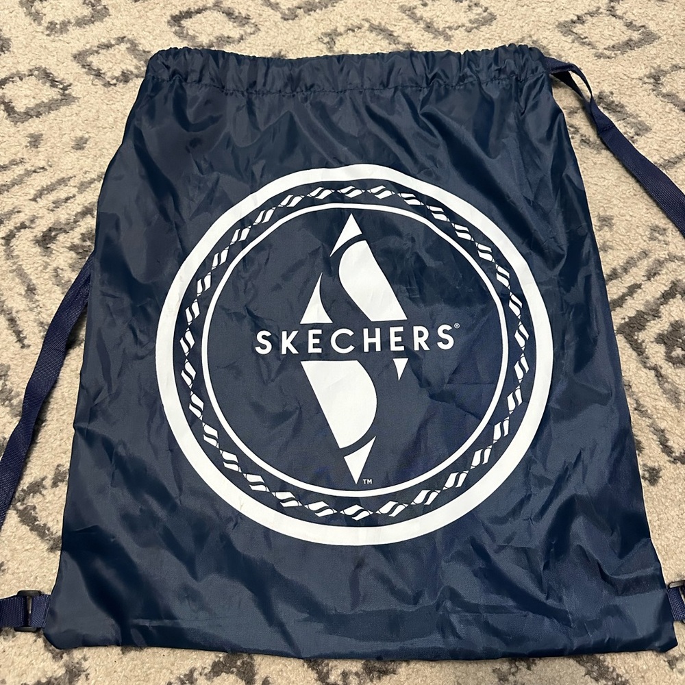 Skechers Blue Drawstring Backpack